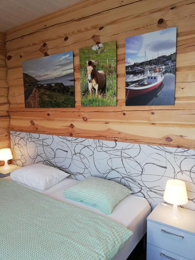 Gotugjogv Log Houseアパートメント エクステリア 写真